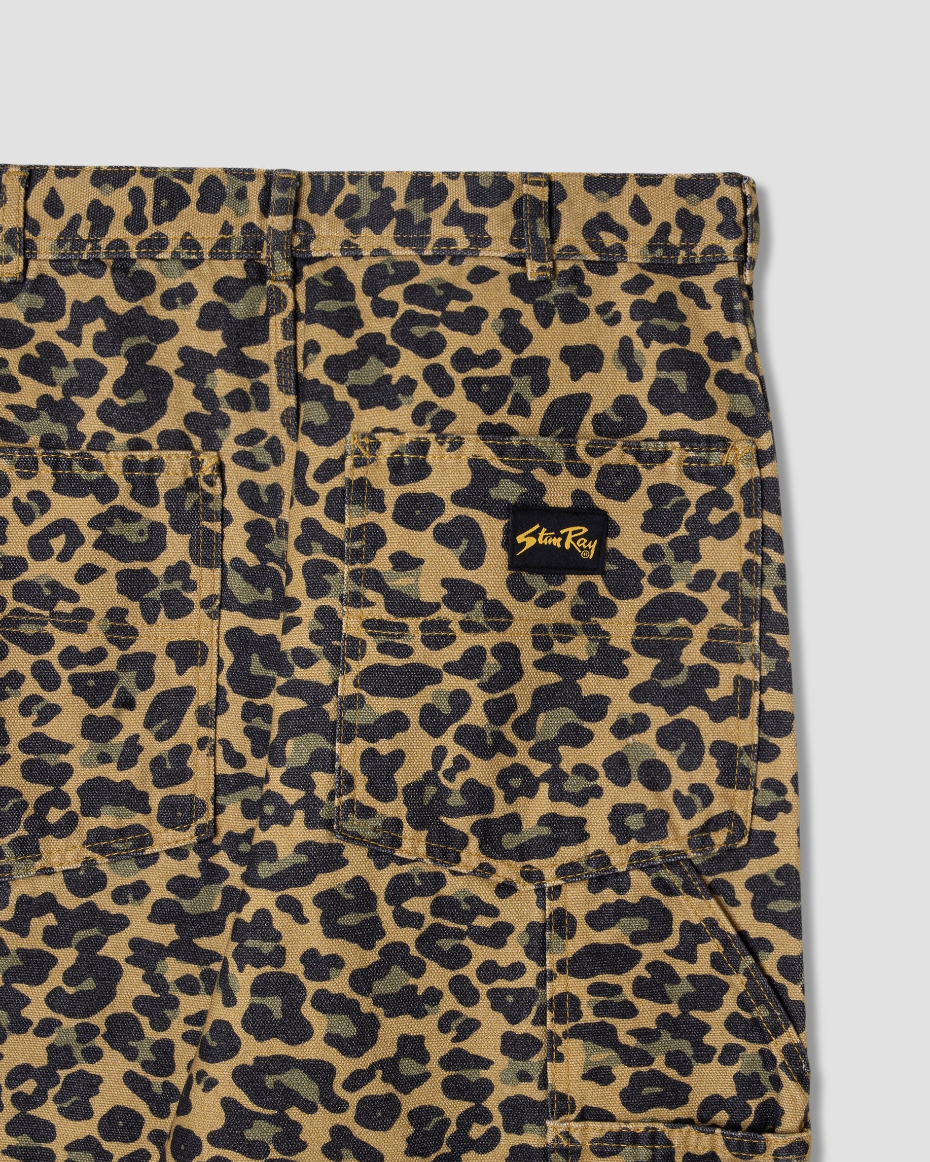 Pantalón OG Painter - Pato de camuflaje de leopardo lavado