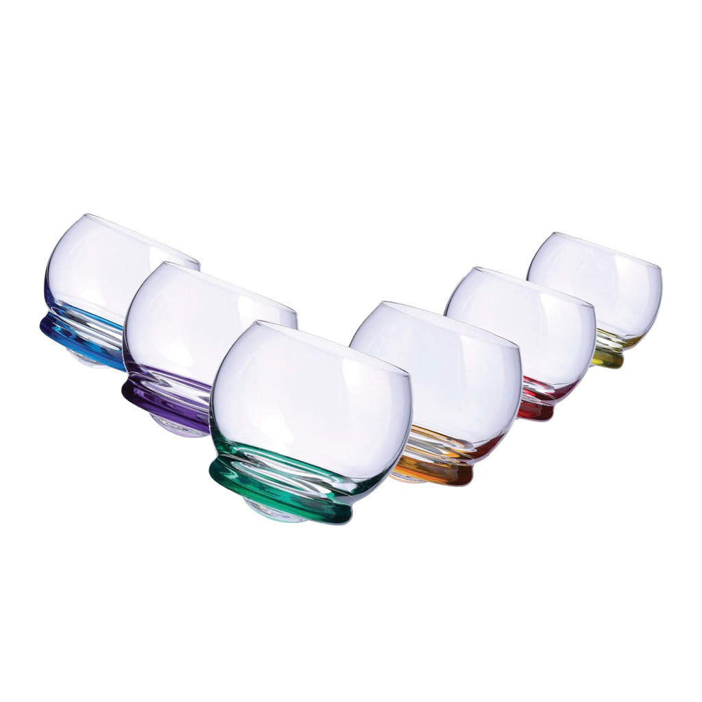 Trottola - Lot De 6 Verres Old Fashioned - Coloris Assortis