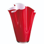 Wave - Vase - H30 Cm - Opale/Rouge