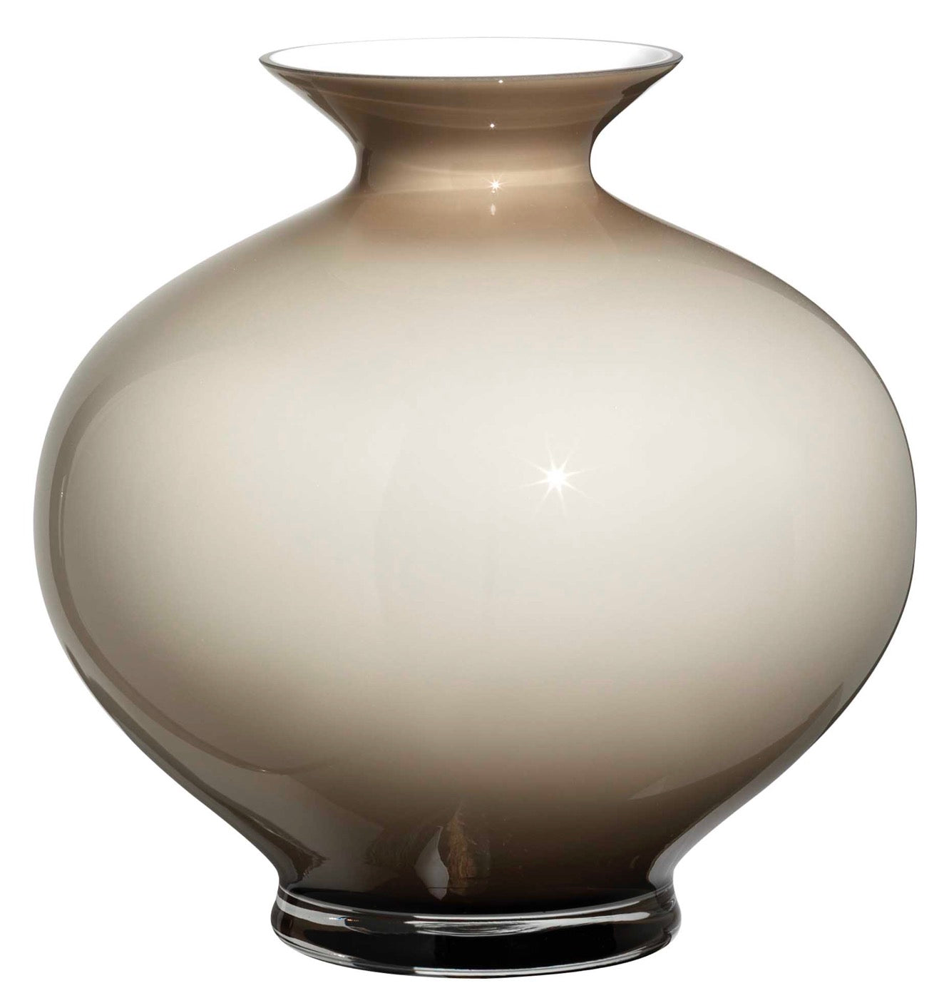 Aurora - Vase - H30 Cm - Opale/Fumé