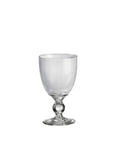 Trame - Lot De 6 Verres À Vin - H15 Cm - Blanc Lait