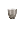Trame - Lot De 6 Verres - H9 Cm - Gris