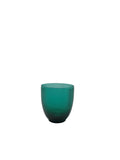 Trame - Lot De 6 Verres - H9,2 Cm - Vert Pétrole