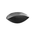 Burano - Coupelle - 20x12 Cm - Noir Mat/Argent