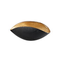 Burano - Coupelle - 20x12 Cm - Noir Mat/Or
