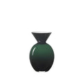 Pallottino - Vase - H20 Cm - Opale/Vert Forêt