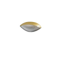 Burano - Coupelle - 20x12 Cm - Gris Brume/Citron