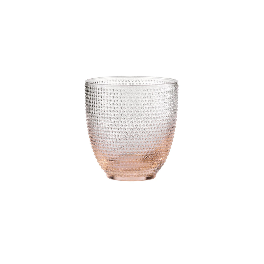 Trame - Lot De 6 Verres - H9 Cm - Rose