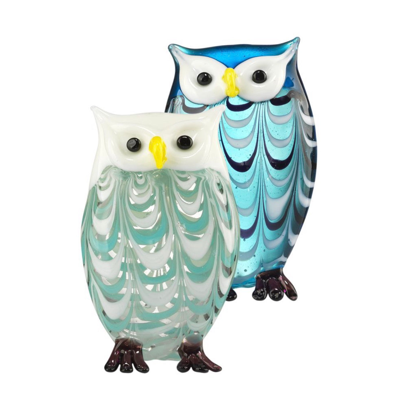 I Bubi Lui E Lei - Lot De 2 Sujets Décoratifs - Bleu Clair