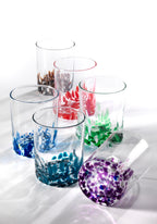 Venise - Lot De 6 Verres À Eau - H10 Cm - Coloris Assortis