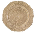Aster - Sous-Assiette - Ø33 Cm - Gingembre/Argent