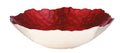 Aster - Centre De Table - Ø33 Cm - Rouge/Argent
