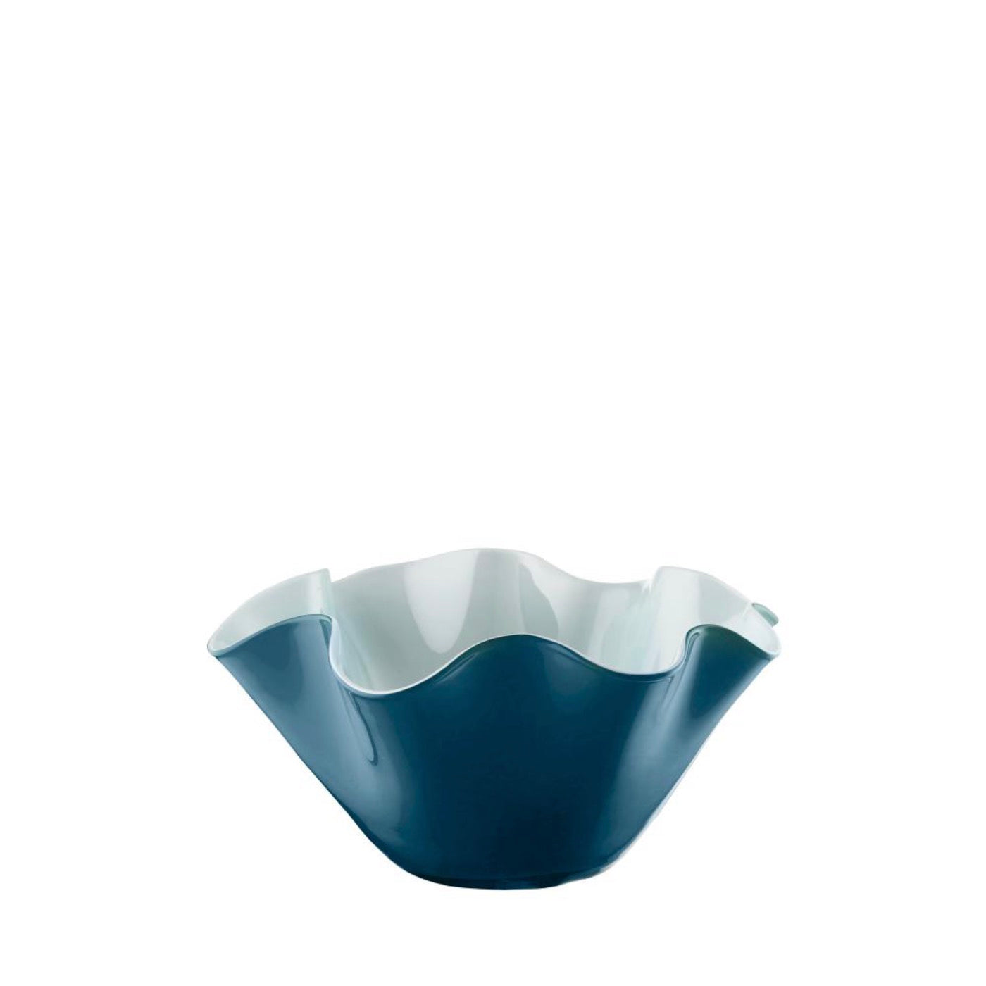 Wave - Centre De Table - Ø35 Cm - Opale/Bleu