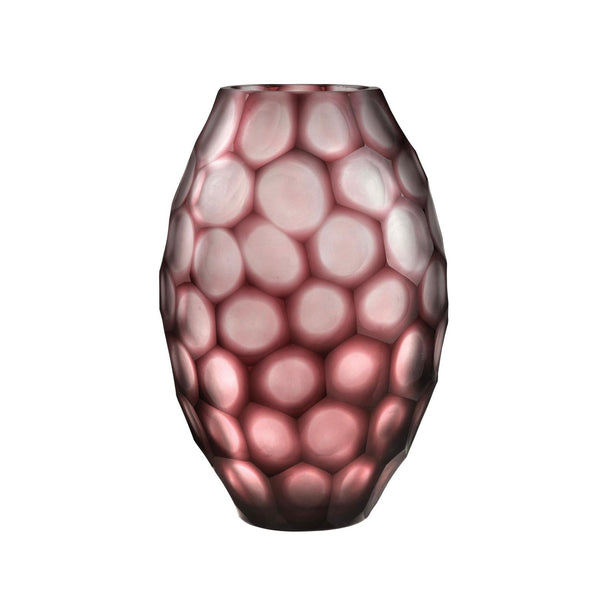 Geode - Vase Ovale - Rouge