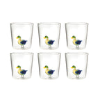 Pet Friends Quaquak - Lot De 6 Verres Décorés - H9,3 Cm