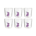 Pet Friends Bunbun - Lot De 6 Verres Décorés - H9,3 Cm