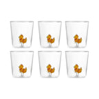 Pet Friends Loli - Lot De 6 Verres Décorés - H9,3 Cm