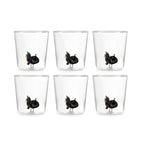 Pet Friends Mimi - Lot De 6 Verres Décorés - H9,3 Cm