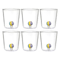 Candies Stripes - Lot De 6 Verres Décorés - H9,3 Cm