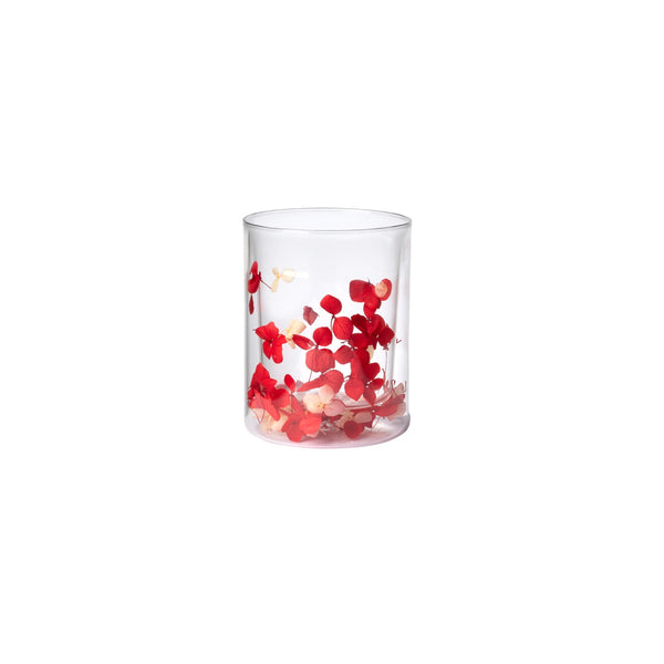 Flovers Petals - Lot De 6 Verres - Blanc/Rouge