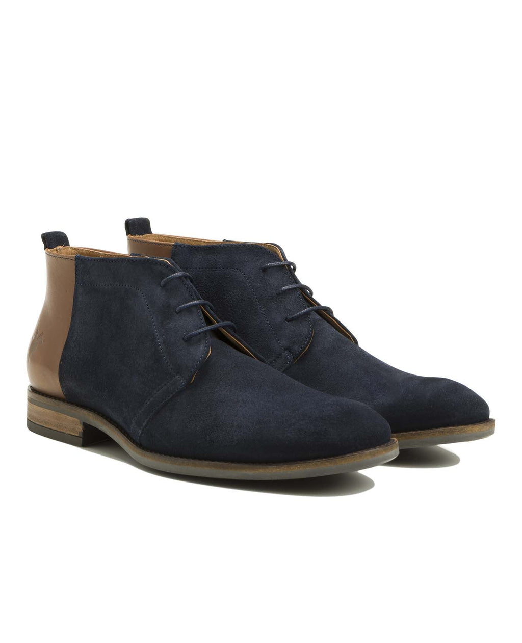 Zapatos derby Olmeta - Marino/Coñac