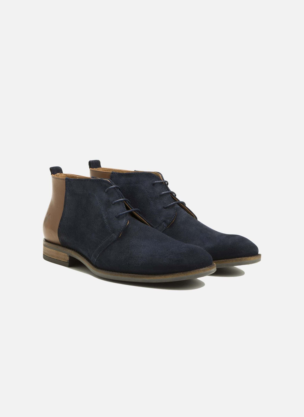 Zapatos derby Olmeta - Marino/Coñac