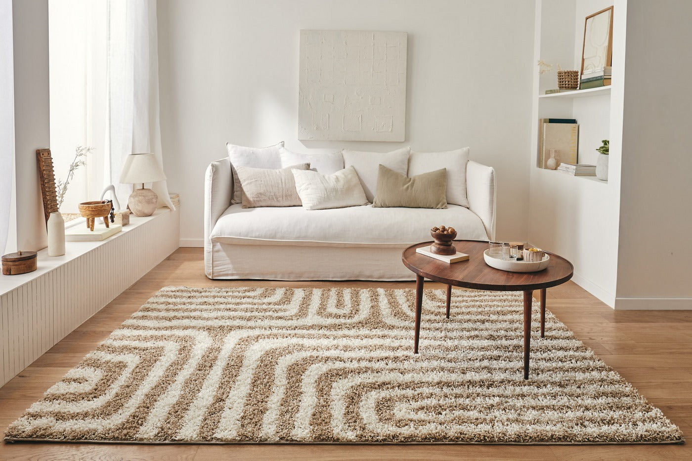 Olympe - Tapis D'Intérieur - Polypropylène - Beige
