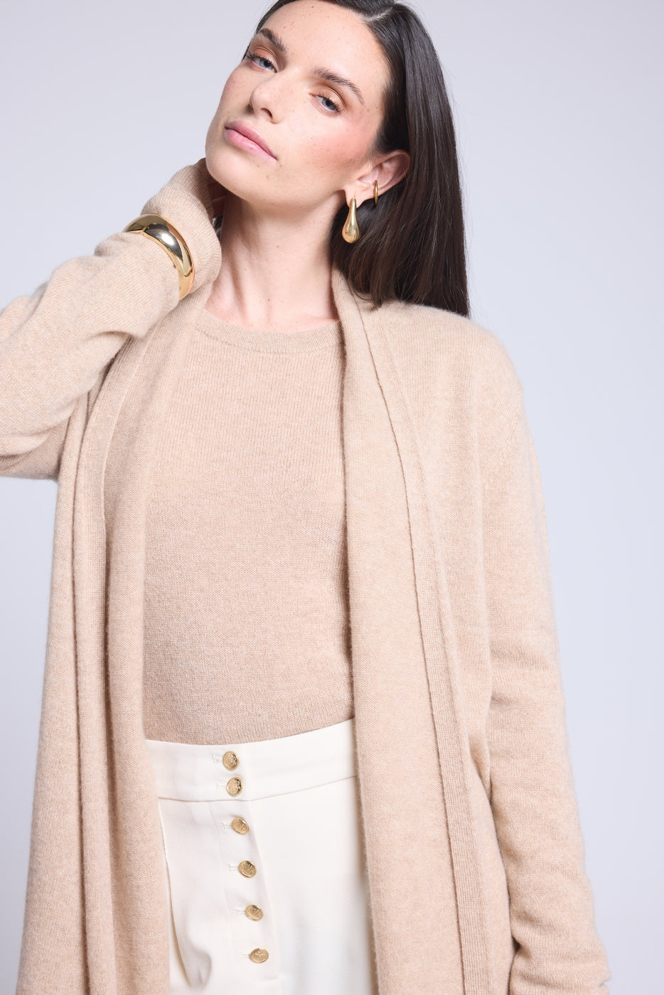 Ophelia Tube Vest - Cream Beige - Women