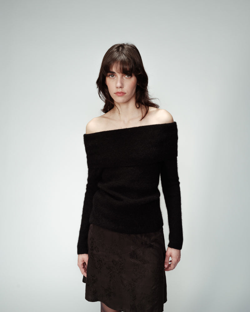 Pull Oranger - Noir