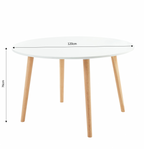 Oratello - Table À Manger - Laqué Blanc Mat