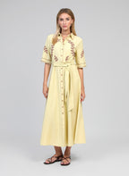 Robe Longue Osmina Ble