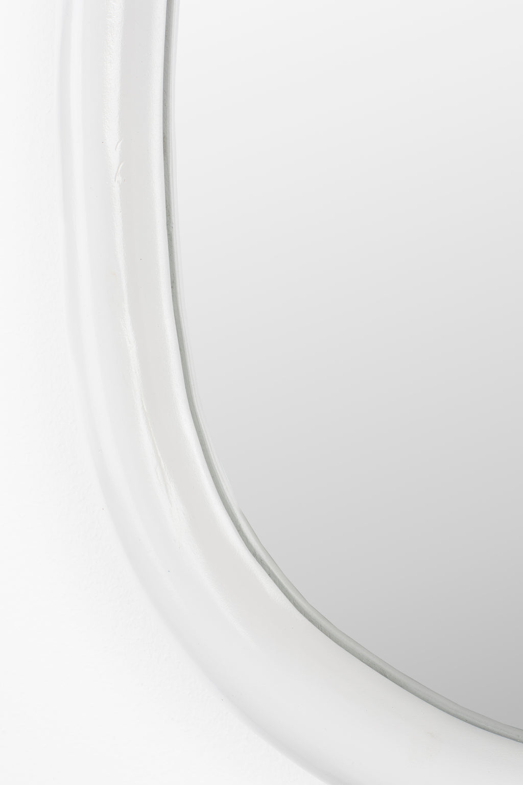 Looks S - Espejo - Madera de mango - Blanco roto