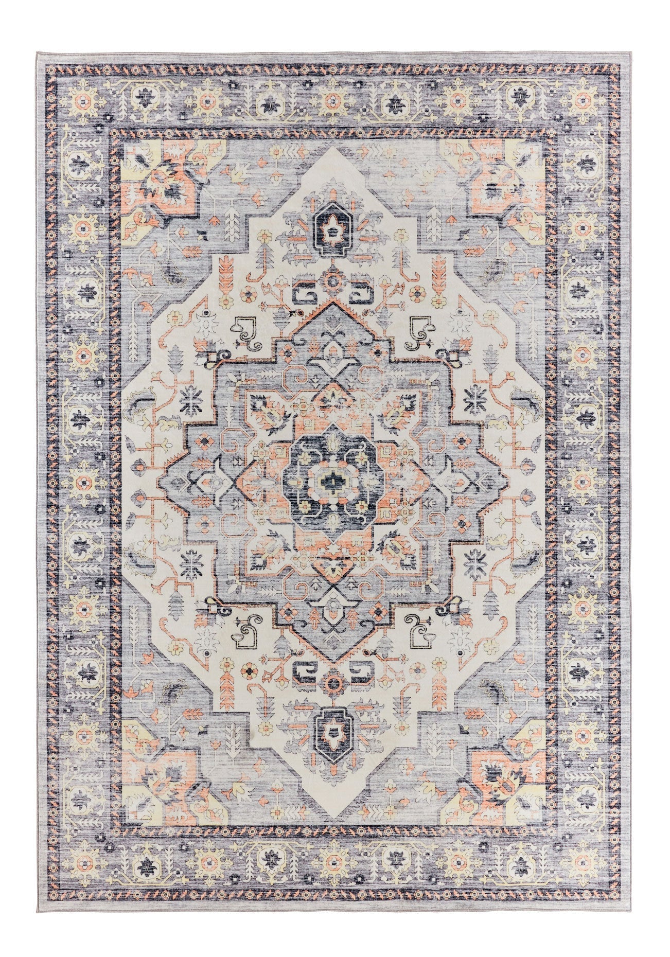 Vintage rug - Gray - Ottoman Collection OTTOMAN