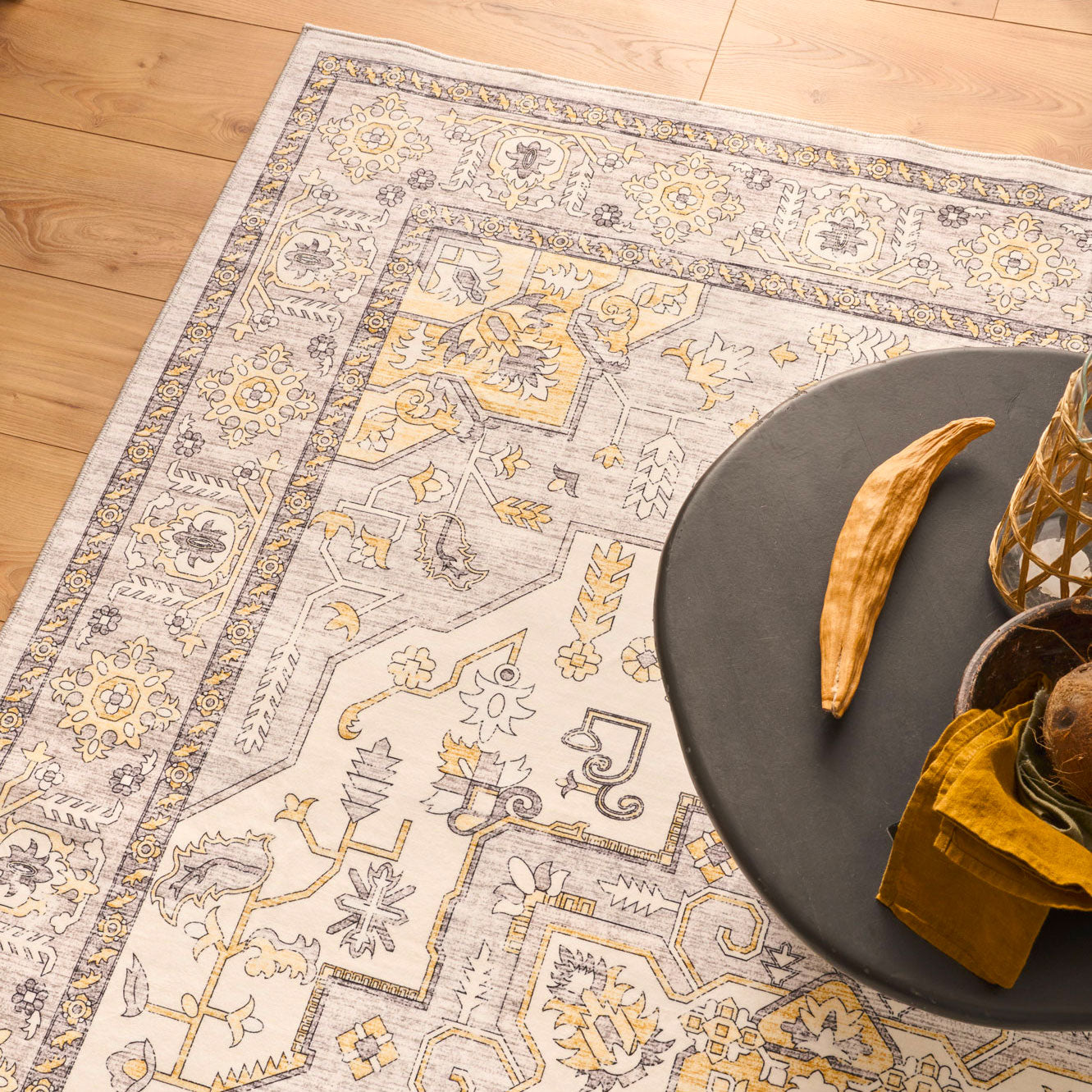 Alfombra vintage - Amarillo - Colección Otomana OTTOMAN