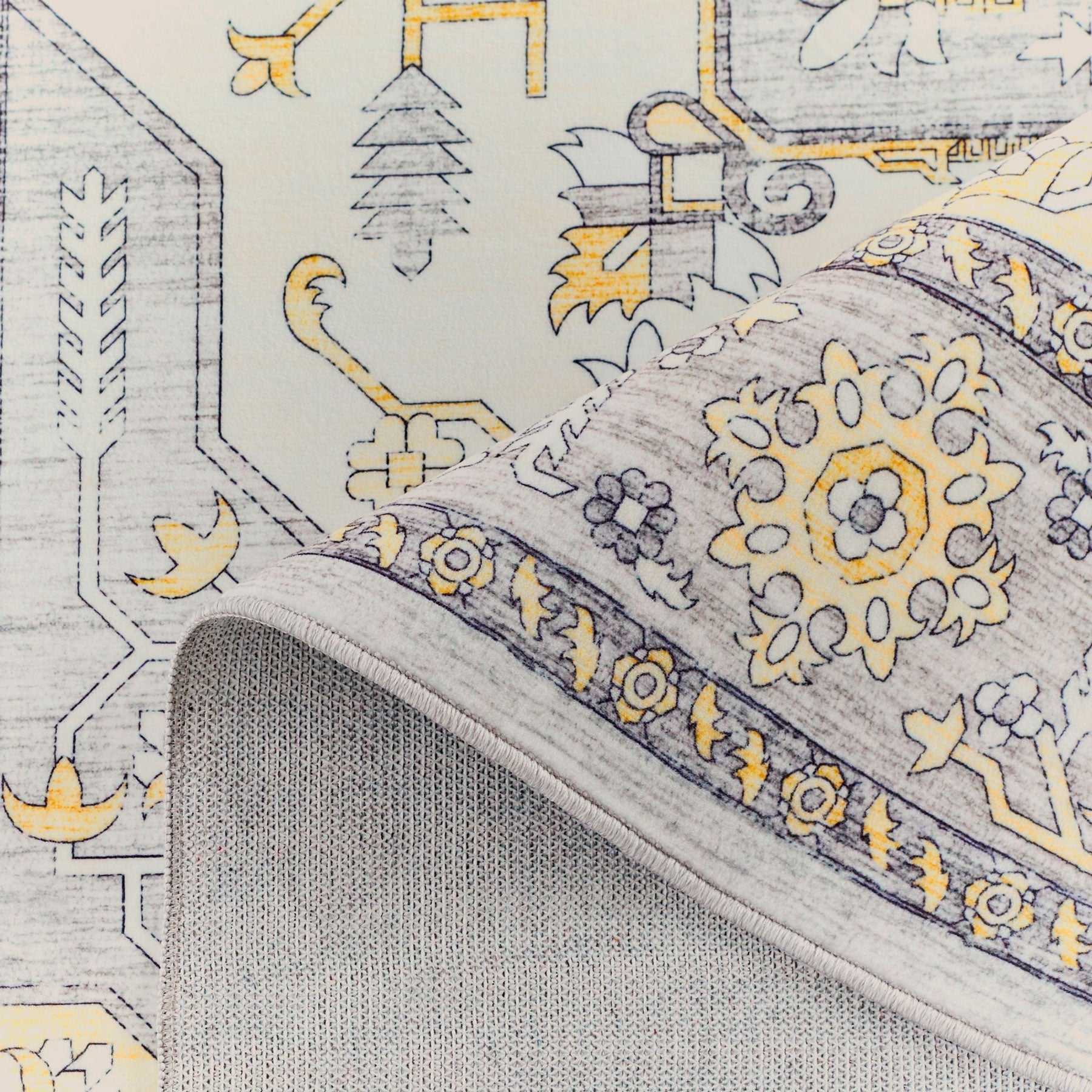 Alfombra vintage - Amarillo - Colección Otomana OTTOMAN
