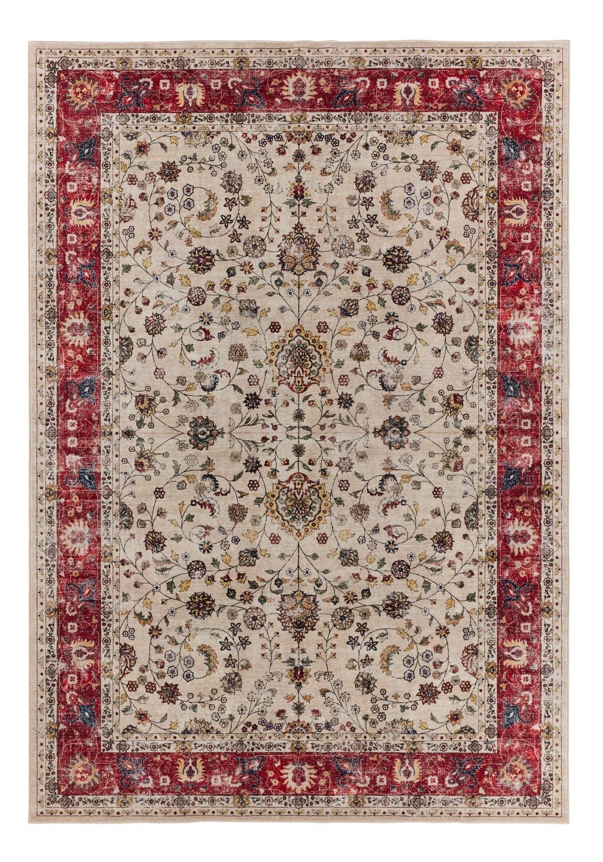 Vintage living room rug - Beige - Ottoman Collection OTTOMAN