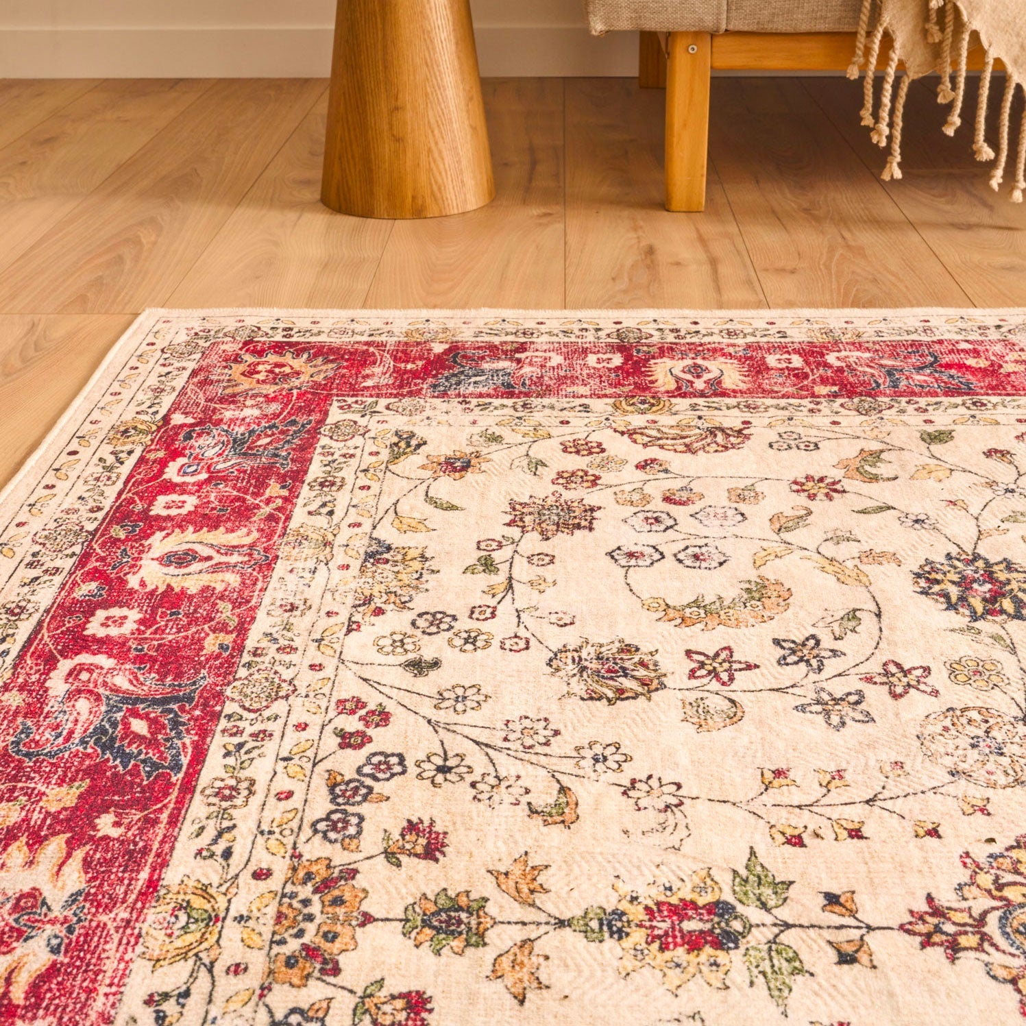Vintage living room rug - Beige - Ottoman Collection OTTOMAN