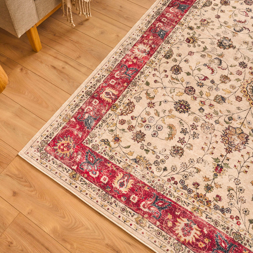 Vintage living room rug - Beige - Ottoman Collection OTTOMAN