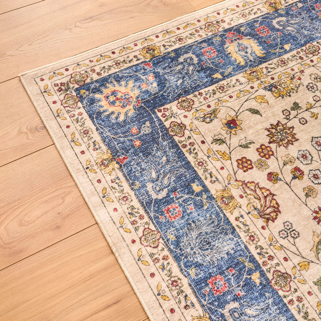 Alfombra de salón vintage - Azul - Colección Otomana OTTOMAN