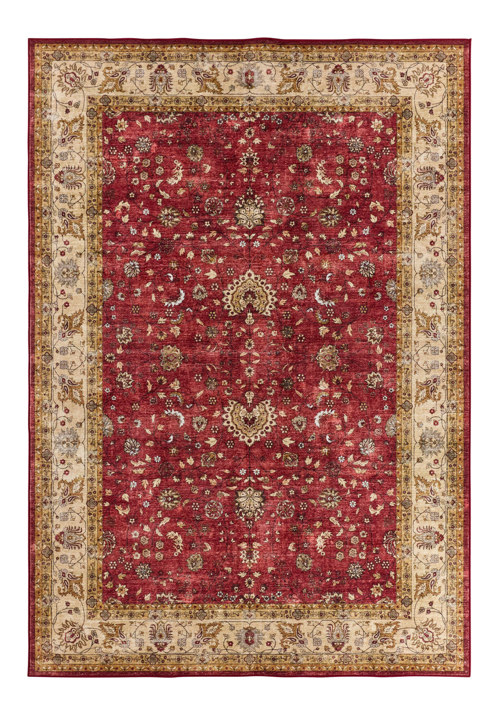 Alfombra de salón vintage - Rojo - Colección Otomana OTTOMAN