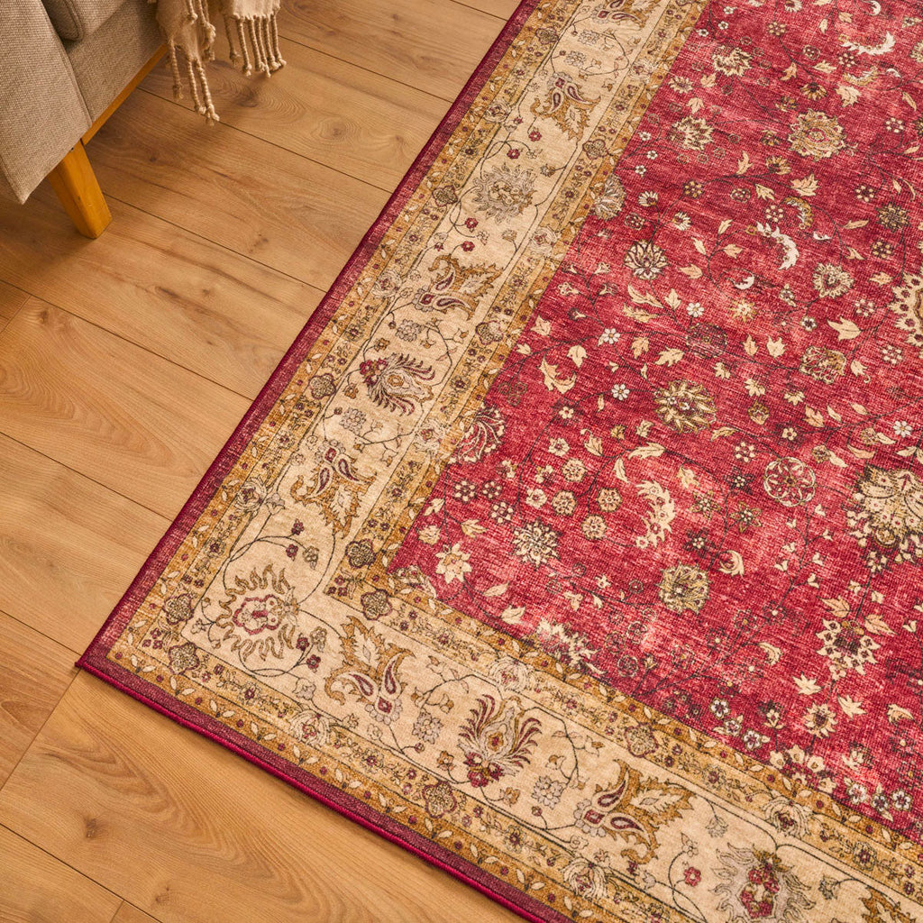 Alfombra de salón vintage - Rojo - Colección Otomana OTTOMAN