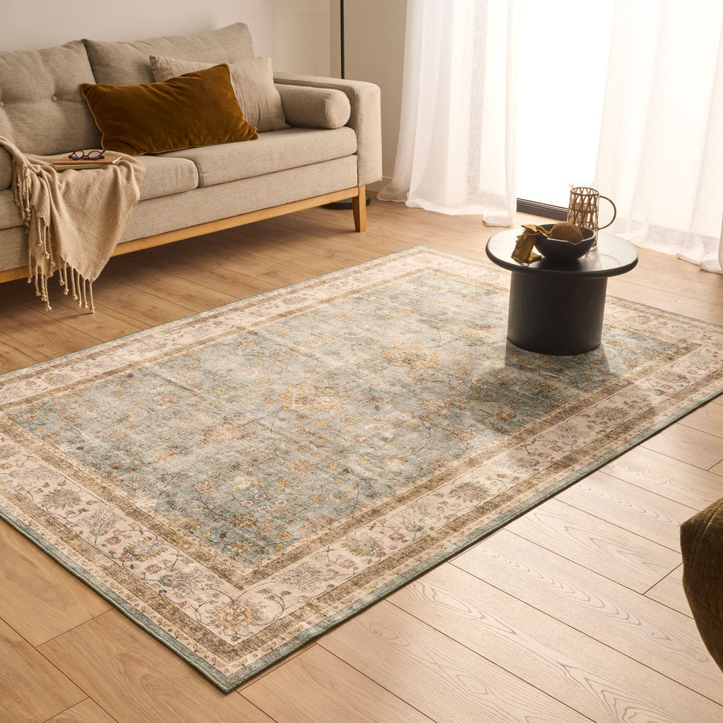 Alfombra de salón vintage - Turquesa - Colección Otomana OTTOMAN
