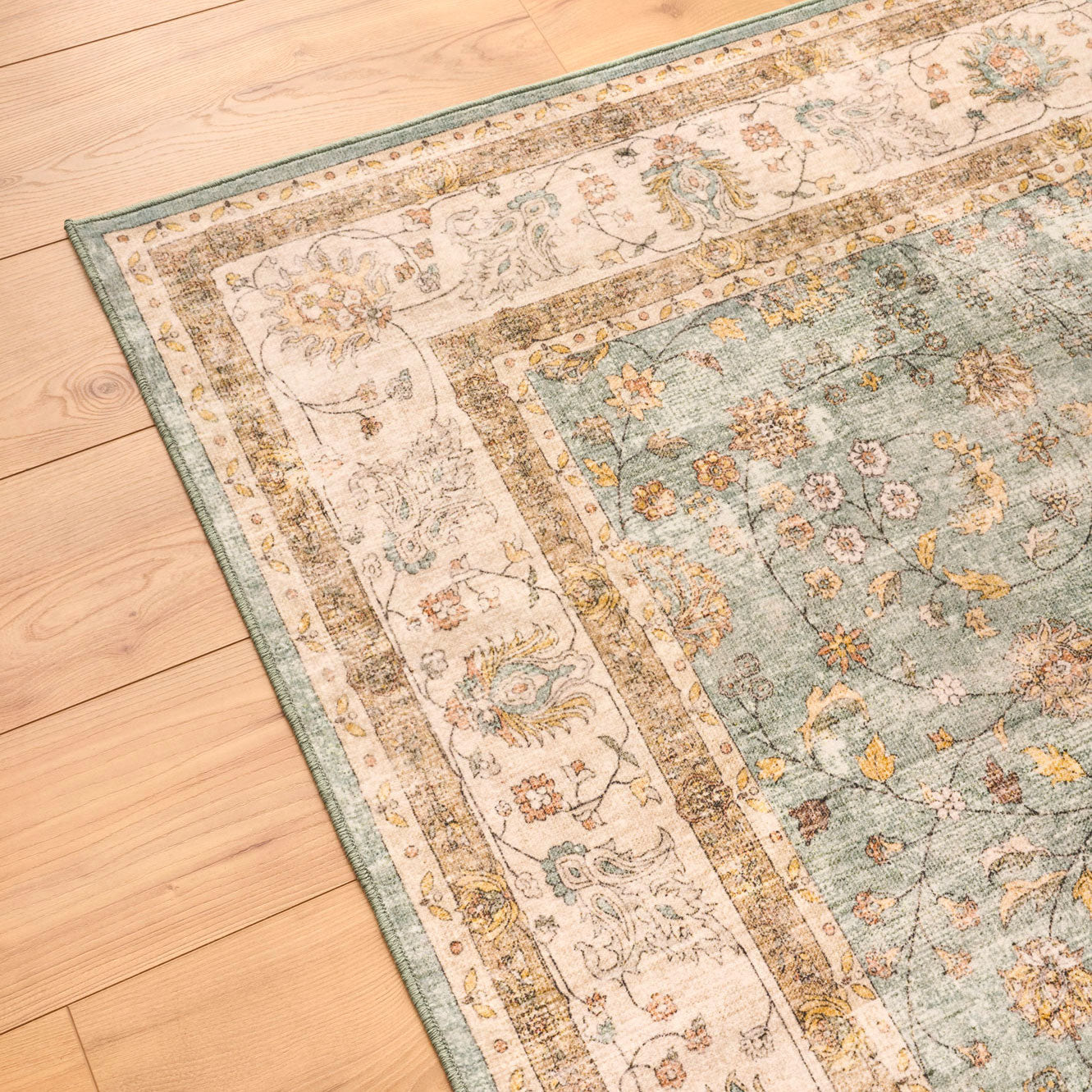 Alfombra de salón vintage - Turquesa - Colección Otomana OTTOMAN