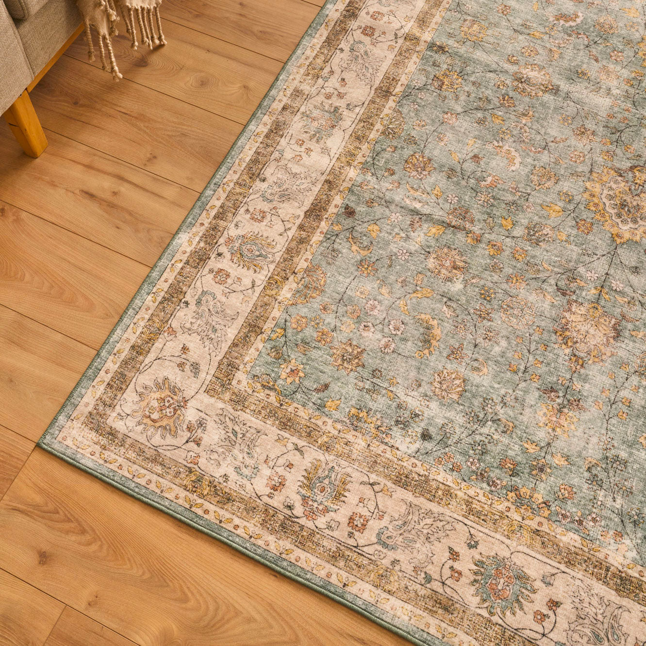 Alfombra de salón vintage - Turquesa - Colección Otomana OTTOMAN