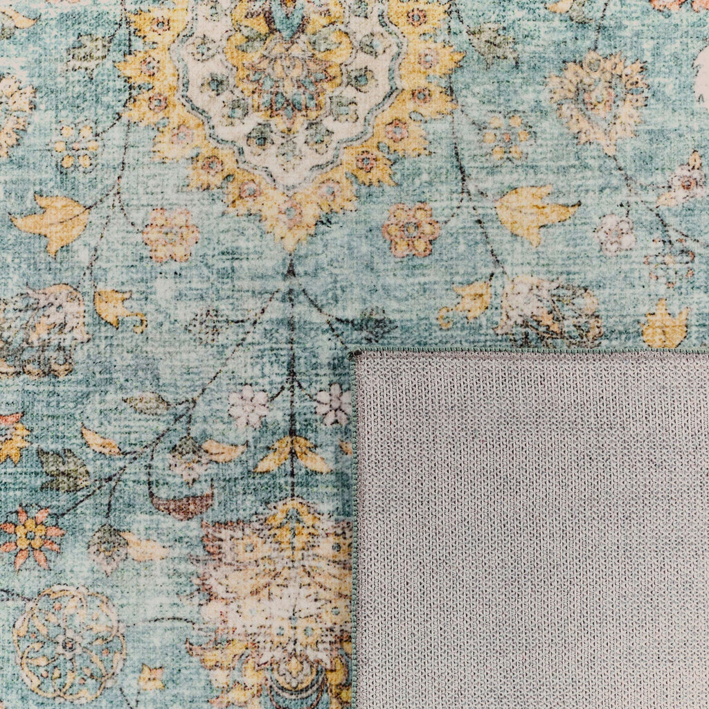 Alfombra de salón vintage - Turquesa - Colección Otomana OTTOMAN