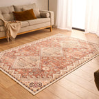 Traditional patterned rug - Beige - Ottoman Collection OTTOMAN