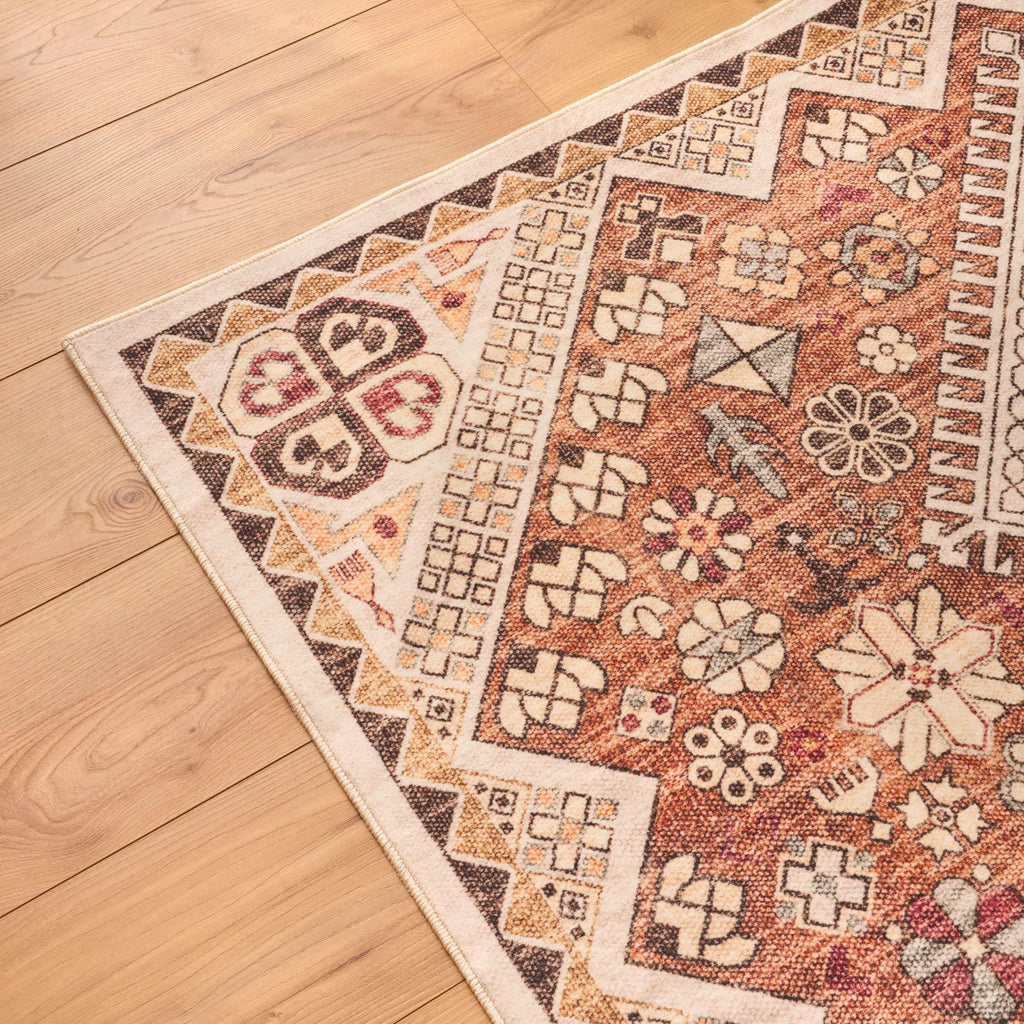 Traditional patterned rug - Beige - Ottoman Collection OTTOMAN