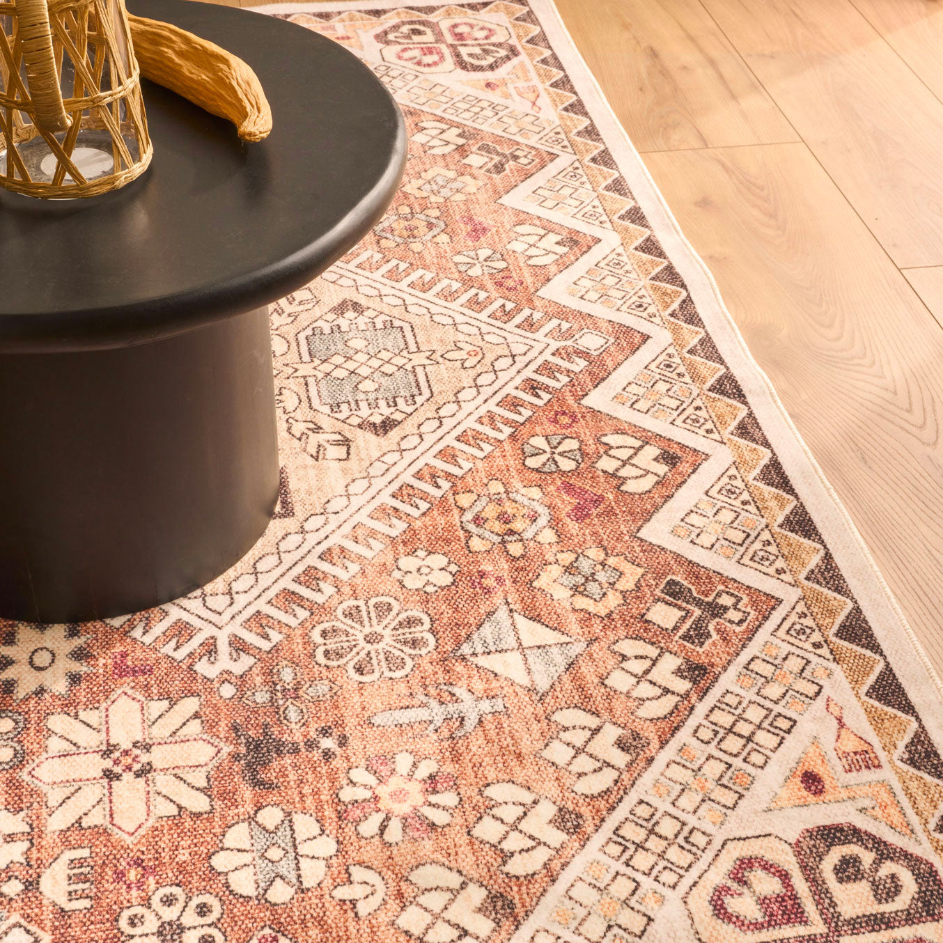 Traditional patterned rug - Beige - Ottoman Collection OTTOMAN