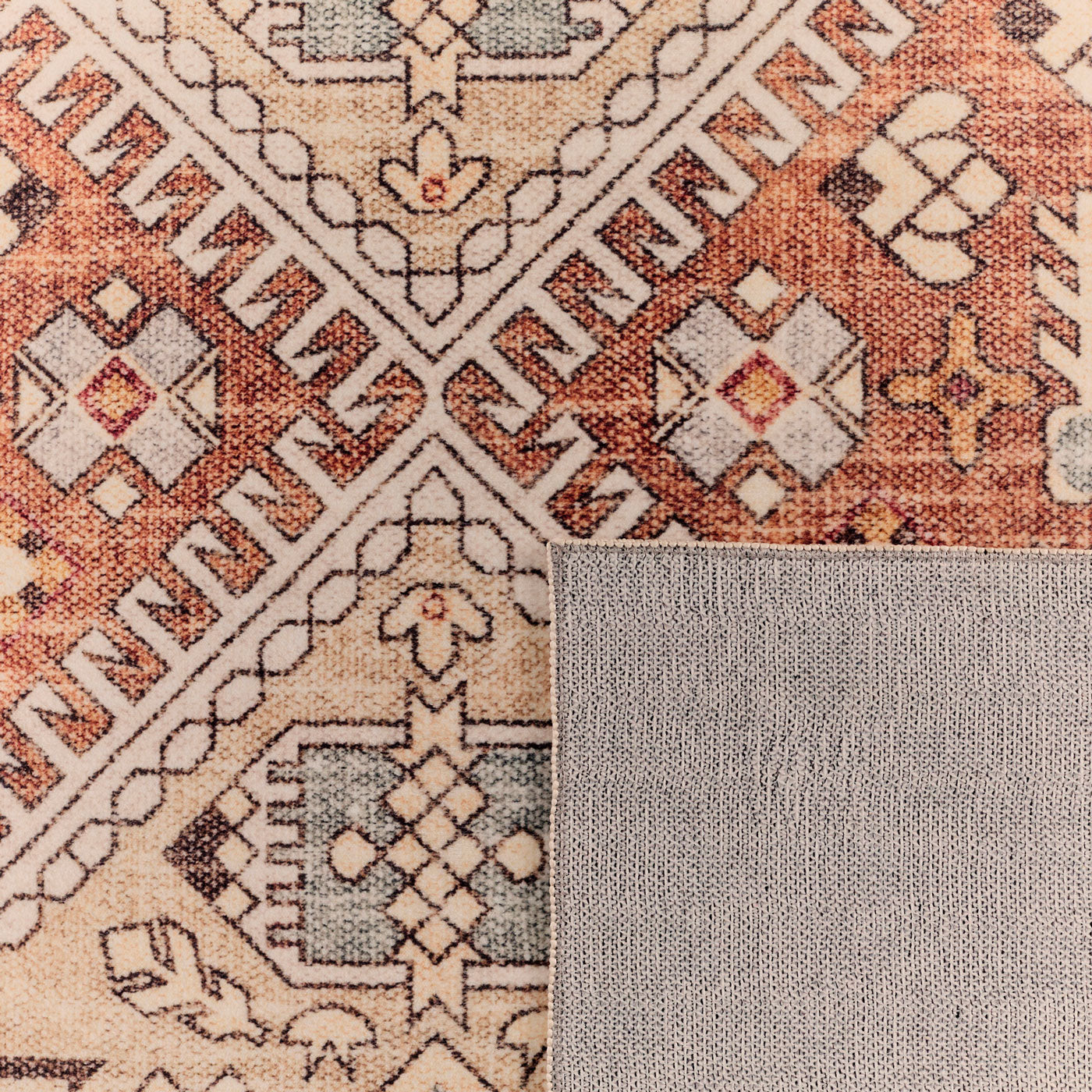 Traditional patterned rug - Beige - Ottoman Collection OTTOMAN