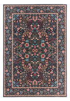 Alfombra con motivos tradicionales - Negro - Colección Otomana OTTOMAN
